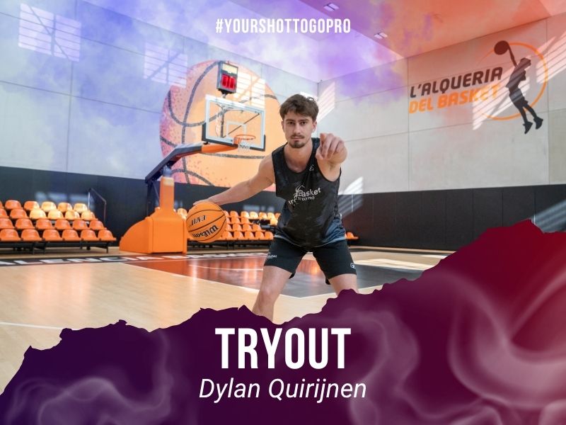 Dylan Quirijnen playing in EuroProBasket Summer League before heading to Germany
